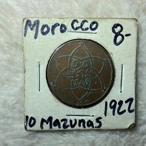 1340 Moroccan Mazuna 1922
